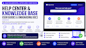 create help center, knowledge base, user guide, and  onboarding documentation