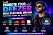 promote your deezer music to get real streams