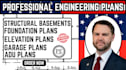 do adu plans, structural basement,garage conversion,elevation plan, permit plans