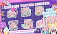 draw twitch emotes, animated chibi emote, discord emoji