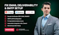 fix email deliverability and configure mailgun SMTP