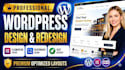 design or redesign wordpress website with elementor
