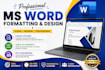 format and design your ms word document