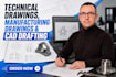 create technical drawings, manufacturing drawings and 3d cad design