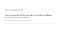 write professional reports and technical documentation