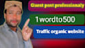 provide high da guset post with backlink SEO gust post professionly