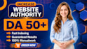 increse moz da 50 high authority backlinks for SEO ranking
