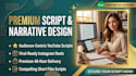 write engaging youtube video scripts and viral reels scripts