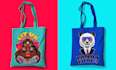 create a professional custom tote bag design