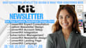 setup convertkit newsletter kit landing page convertkit email sequence expert