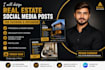 create professional real estate social media posts in canva