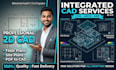create professional 2d autocad drawings