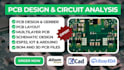 do pcb layout design schematic multilayer pcb design esp32 stm32 iot pcb gerber