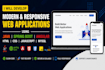 develop java spring boot angular web applications