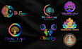 design sacred geometry, mystical and mandala logo