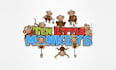 design vibrant ten little monkeys logo