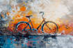 paint your cycle oil painting style