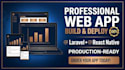 build a web app dashboard laravel react production ready