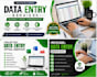 do accurate data entry, copy paste and web research