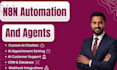 build n8n ai agent, n8n workflow automation, custom ai agent