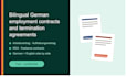 draft german employment contracts and termination agreements