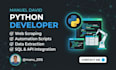 build custom python automation and scraping solutions