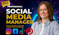 do facebook instagram tiktok social media marketing manager virtual assistance