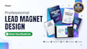 design professional canva lead magnet, ebook, workbook and PDF