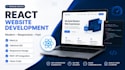 develop a responsive react website with tailwind CSS