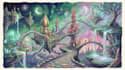 illustrate a surreal landscape or city drawing