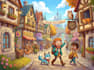 draw a digital cartoon illustration