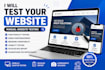 test your website manually and provide detailed feedback