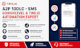 setup twilio, a2p 10dlc, sms automation and gohighlevel integration