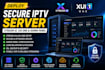 deploy secure iptv server, xtream UI, xui one and  admin panel