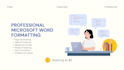 format and edit microsoft word documents professionally