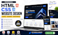 do html css javascript react website development