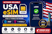 activate reliable USA esim with unlimited calls  texts