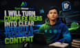 turn complex ideas into clear website and technical content