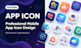 design a modern app icon for your mobile app