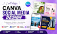 design professinal canva media posts and youtube thumbnails