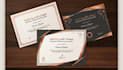 design a professional and modern certificate for you