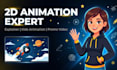 2d animation,  kids animation video, character animation, educational kids video