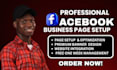 create and setup facebook business page
