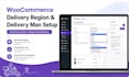 setup woocommerce delivery region and delivery man assignment system