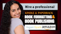 do book formatting, kindle ebook formatting and KDP book layout design