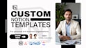 design a custom notion workspace dashboard CRM and automation