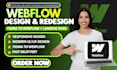redesign webflow website, design webflow landing page, convert figma to webflow