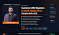 build a custom CRM system using laravel PHP with admin panel