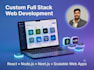 build a full stack web app with node js mongodb and react