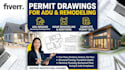 make permit drawings for adu and remodeling